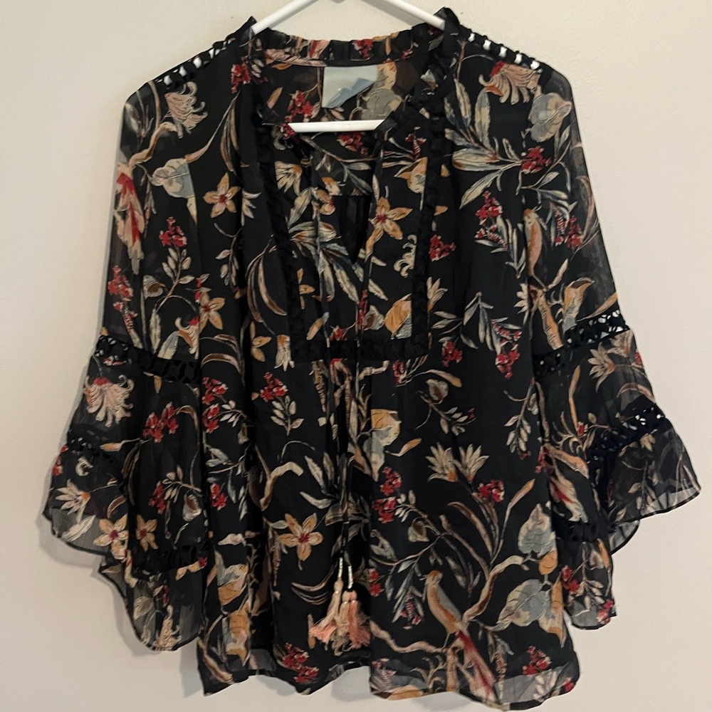 Boho blouse from Anthropologie